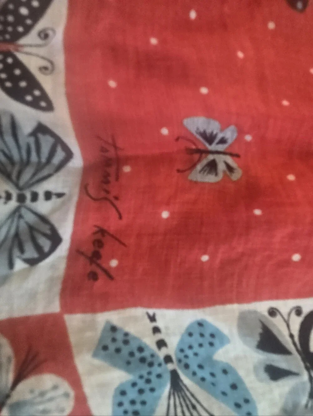 Vintage Tammis Keefe Handkerchief